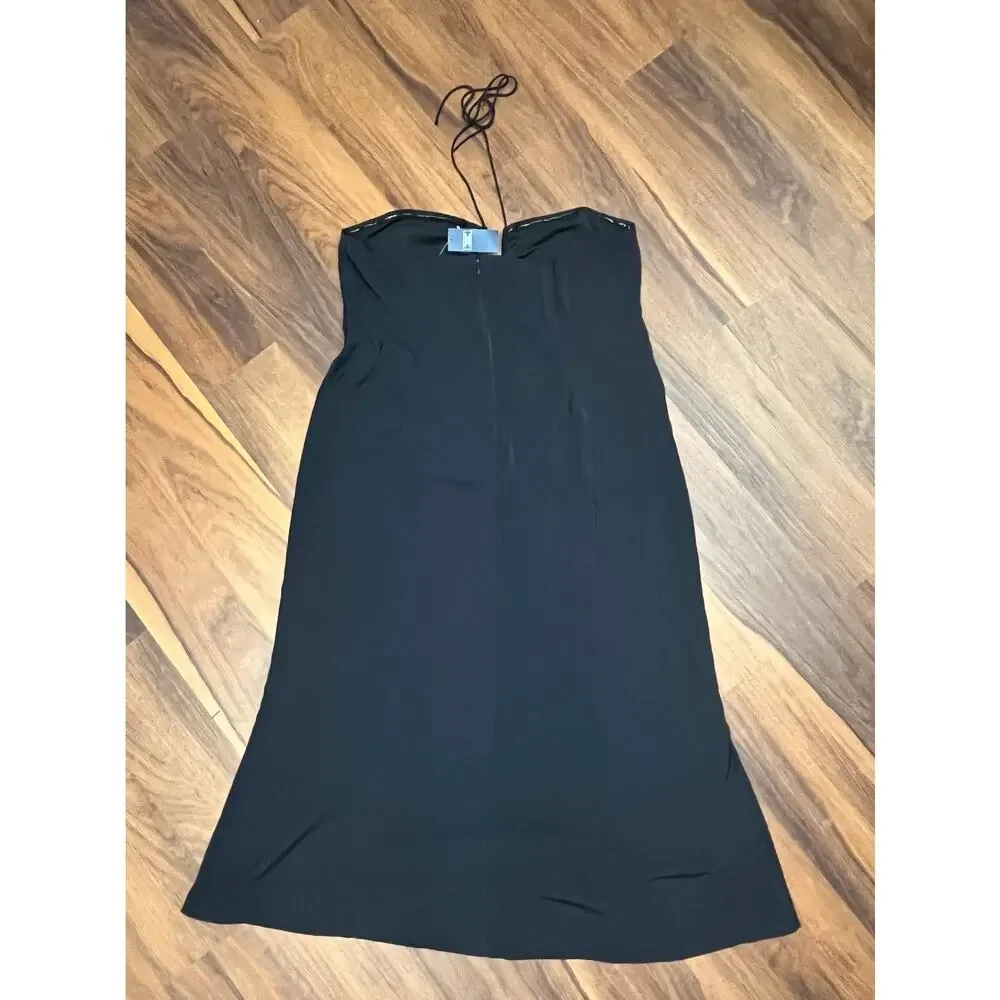 Abercrombie & Fitch NWT Women XL Halter Maxi Slip Dress Romantic